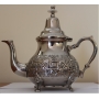 Marokański srebrzony imbryk do zielonej herbaty 1050 ml.